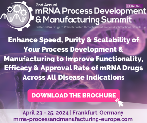 2nd mRNA Process Development & Manufacturing Summit Europe